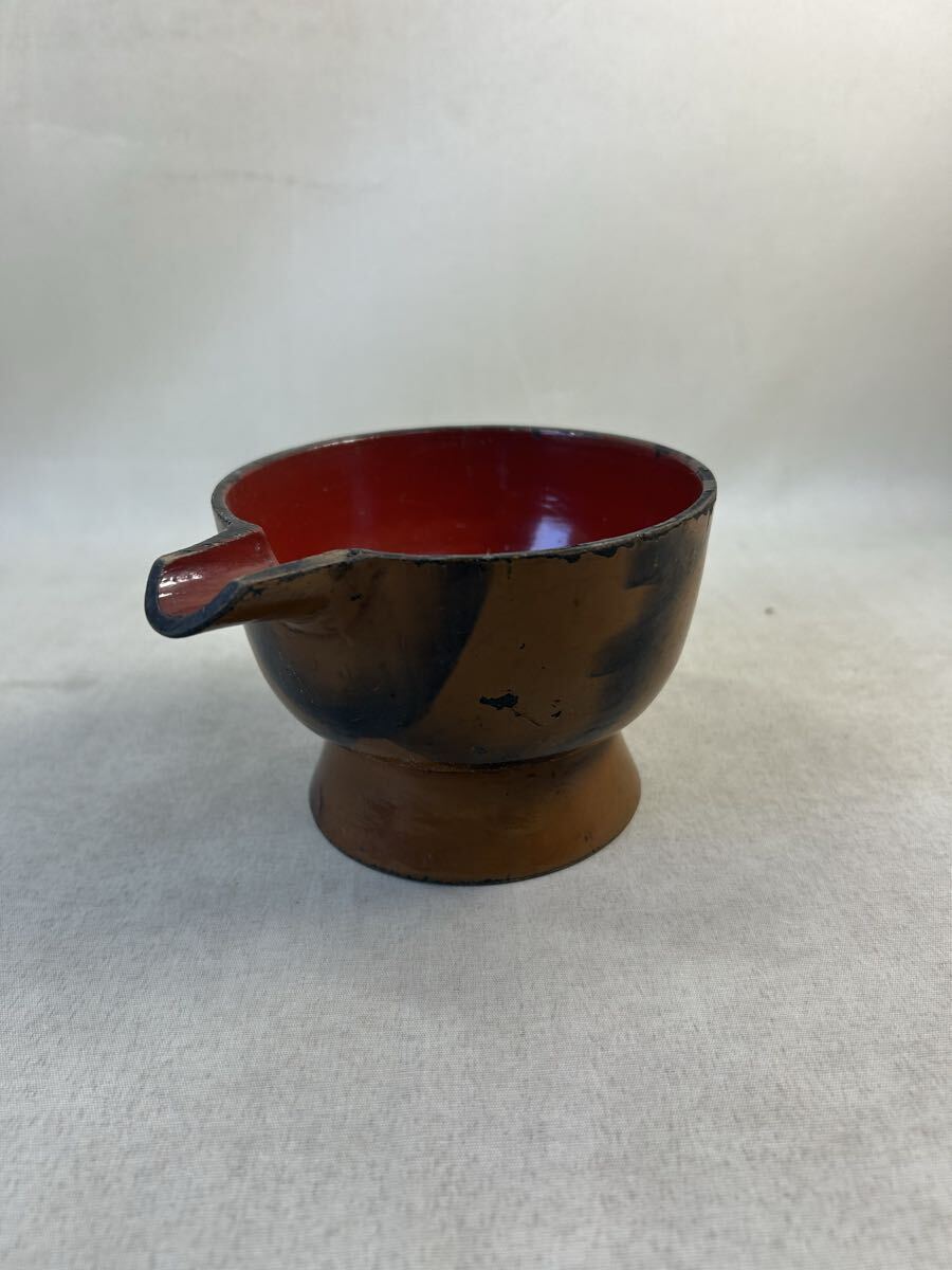 漆器　漆芸　漆絵　浄法寺塗　片口　傷みあり