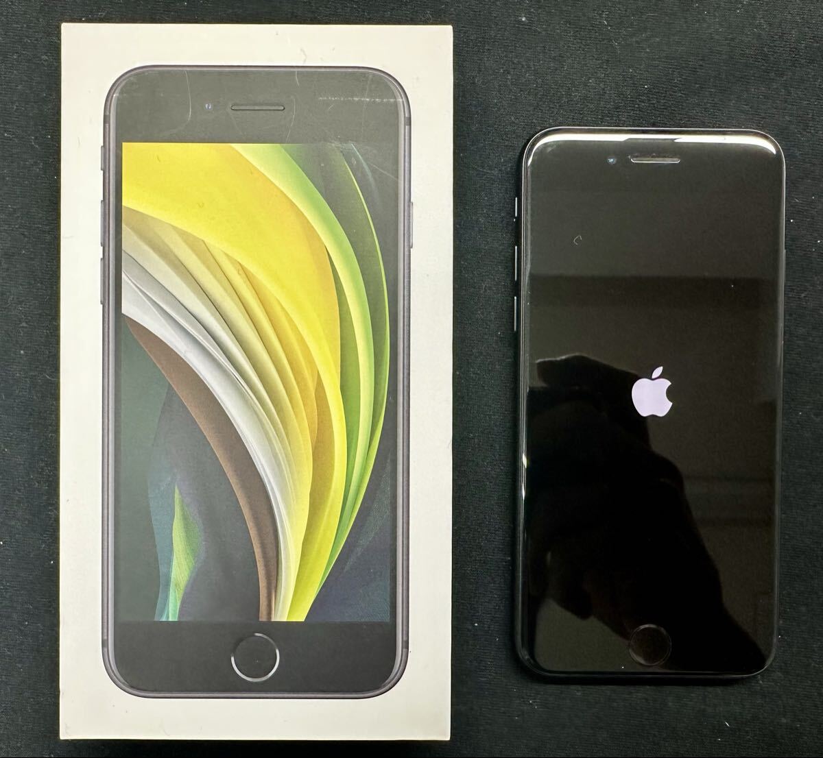 【ワンオーナー美品】iPhone SE 第2世代 (SE2) ブラック 64GB 元箱付き　送料一律　