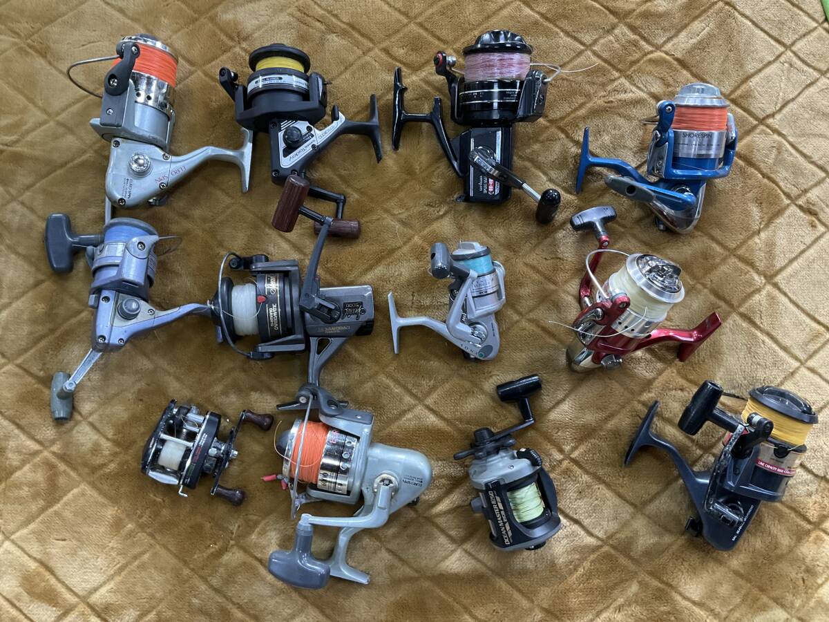 釣り　リール　まとめ売り　12個　シマノ　RYOBI 