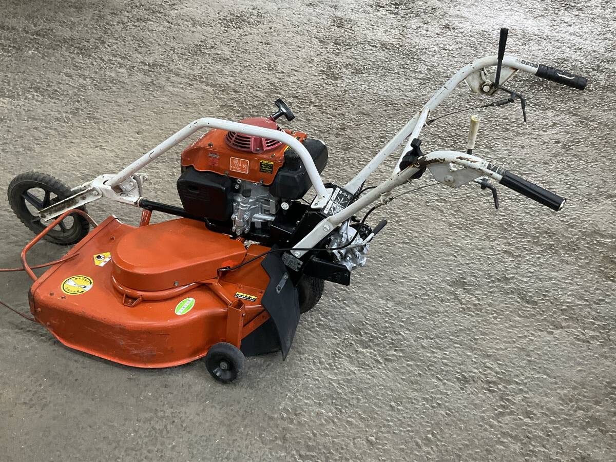 北海道　旭川市　ロータリーモア　クボタ　GH150　あぜカルト　CA-5 自走式　草刈機