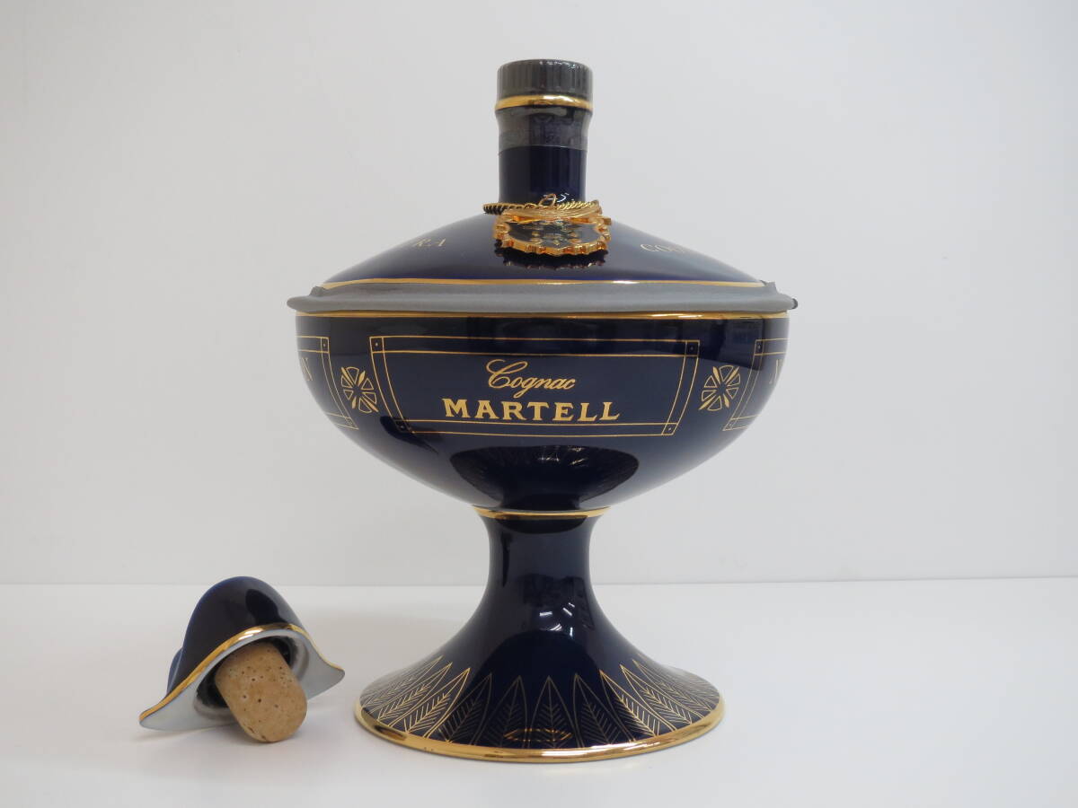 (d-13)　☆訳あり☆　MARTELL　マーテル　ナポレオン　EXTRA　陶器ボトル　約1235g　未開栓