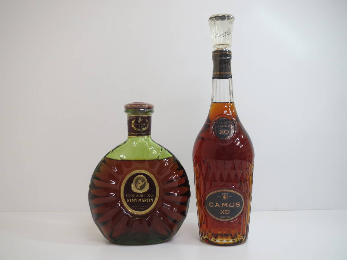 (d-19)　REMY MARTIN　レミーマルタン CENTAURE XO / CAMUS　カミュ XO　各700ml　2本セット　未開栓