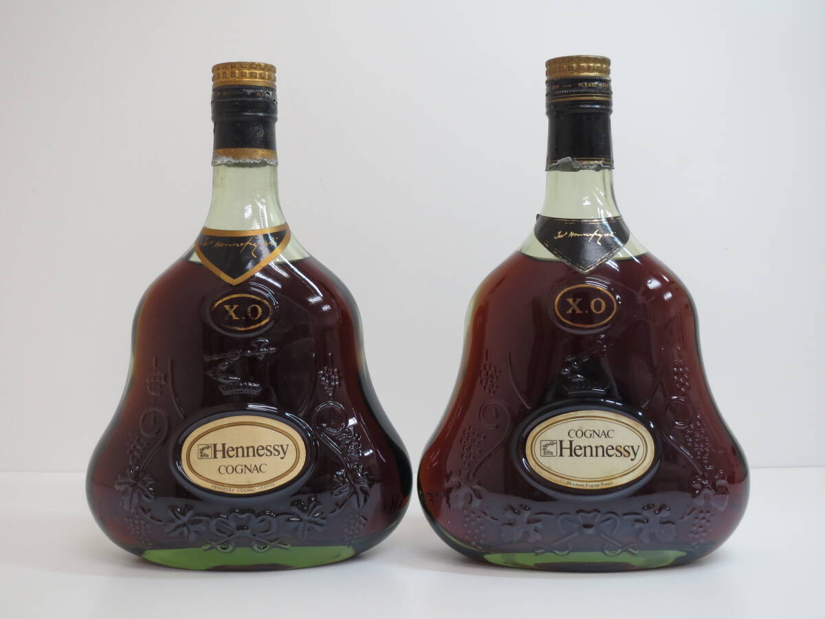 (d-20)　Hennessy　ヘネシー　XO　グリーンボトル　700ml　2本セット　未開栓