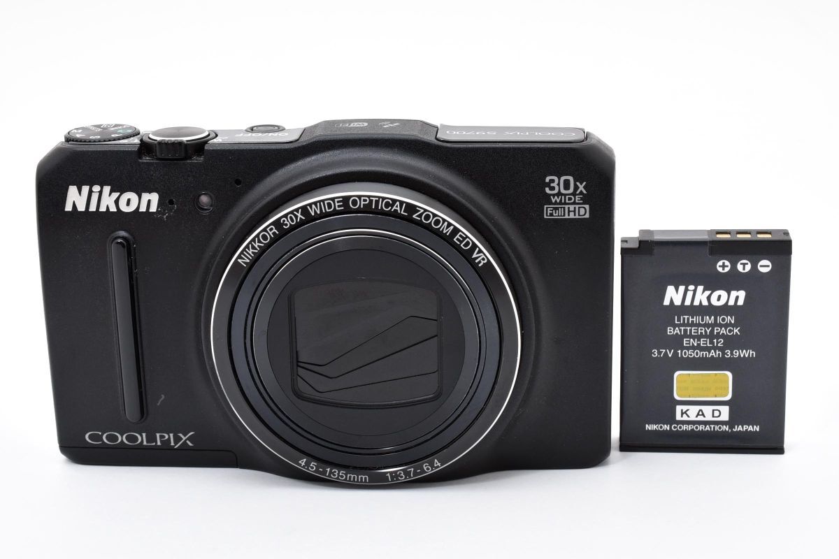 ★極上品★ ニコン NIKON COOLPIX S9700 ブラック #5182W0622