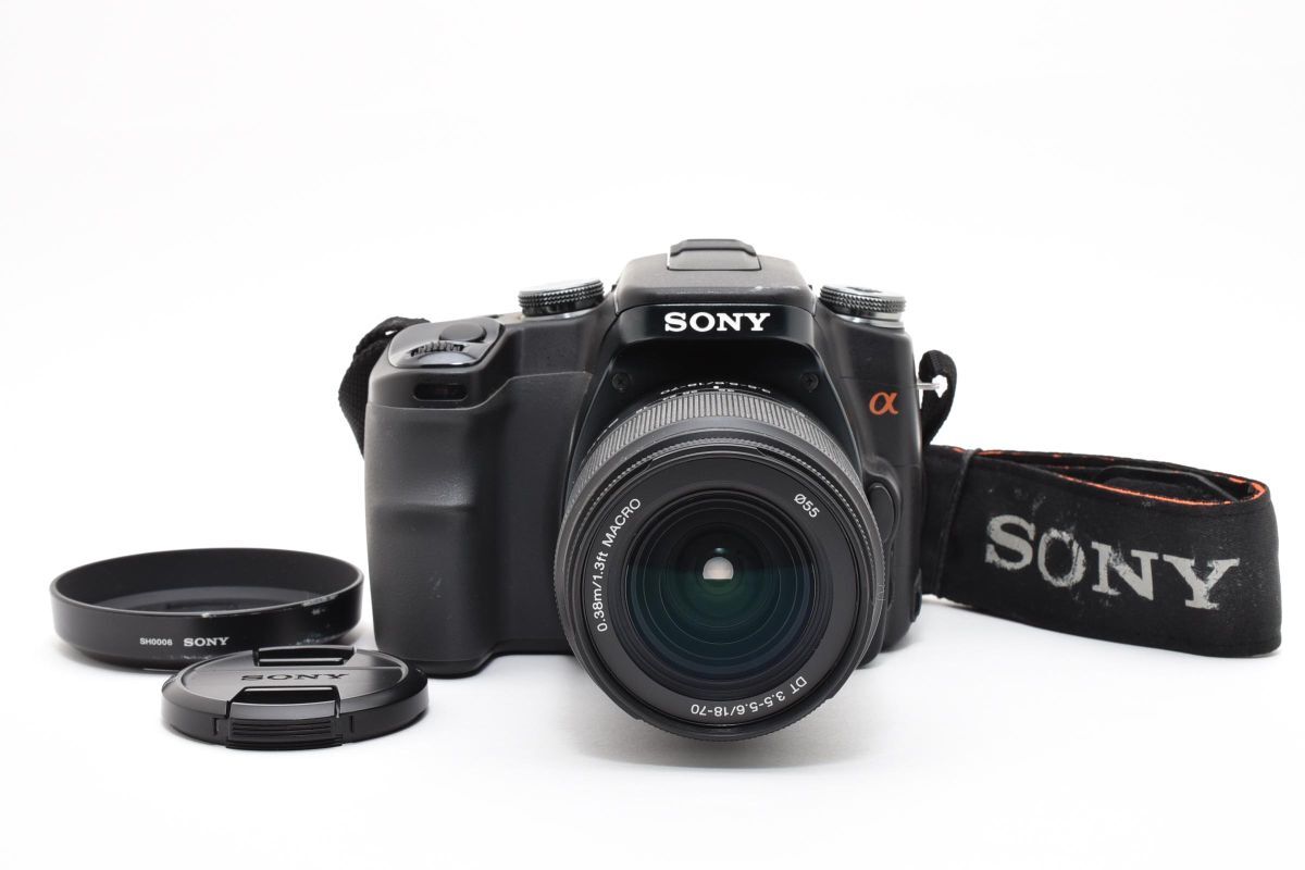 ★極上品★ ソニー SONY α100 DSLR-A100+DT18-70mmf3.5-5.6 #5200W0601