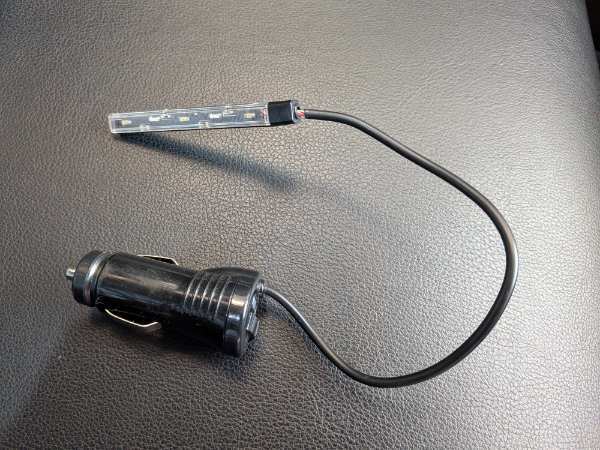 青/白 切替え LED スティックライト インテリア 室内 12V用 ブルー/ホワイト