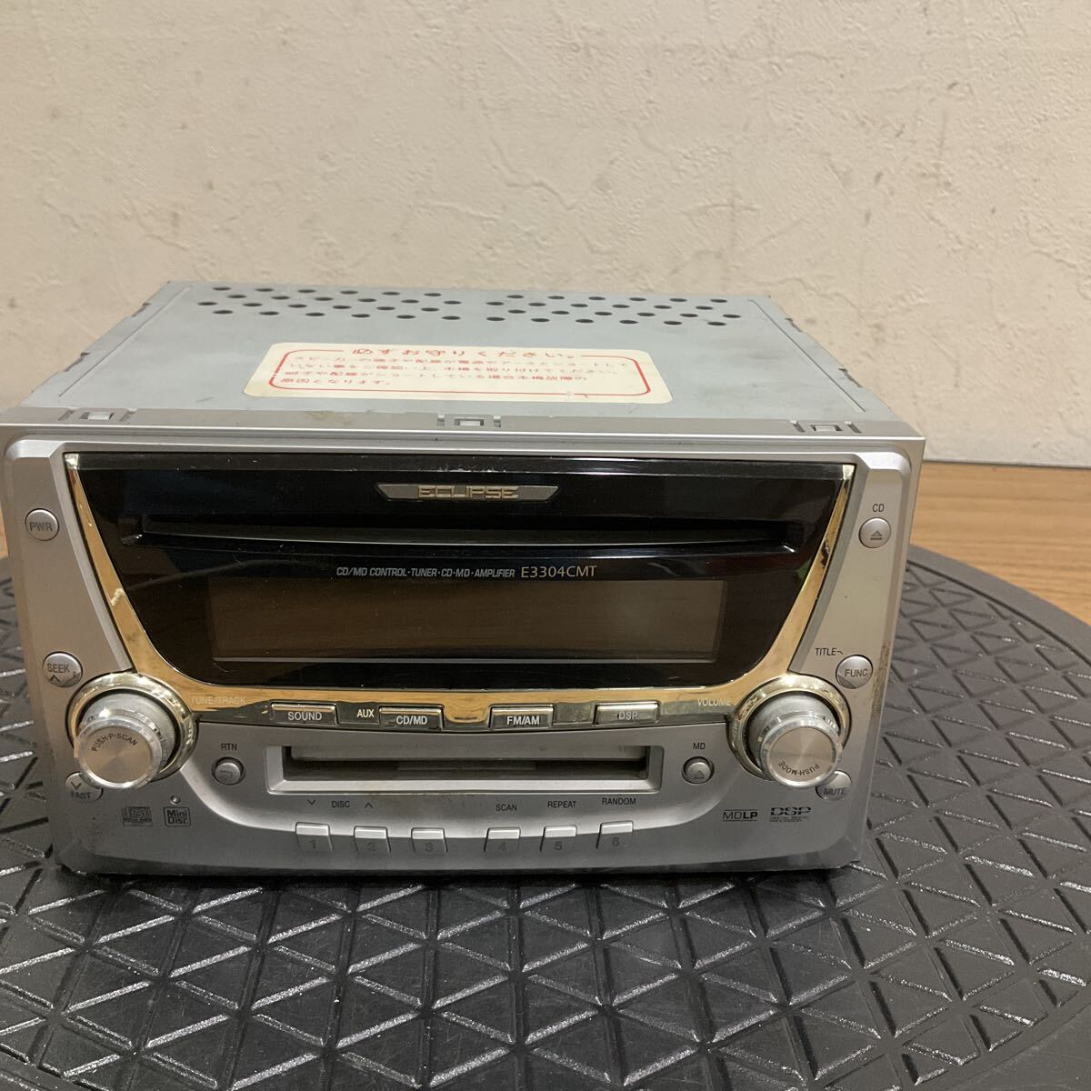 96P ECLIPSE イクリプス E3304CMT 2DIN CD/MDプレーヤー