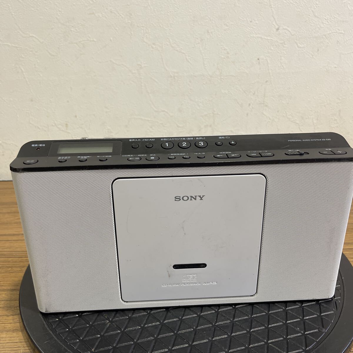 7S SONY ZS-E80 CDプレーヤー オーディオ機器 ソニー ポータブルCDラジオ
