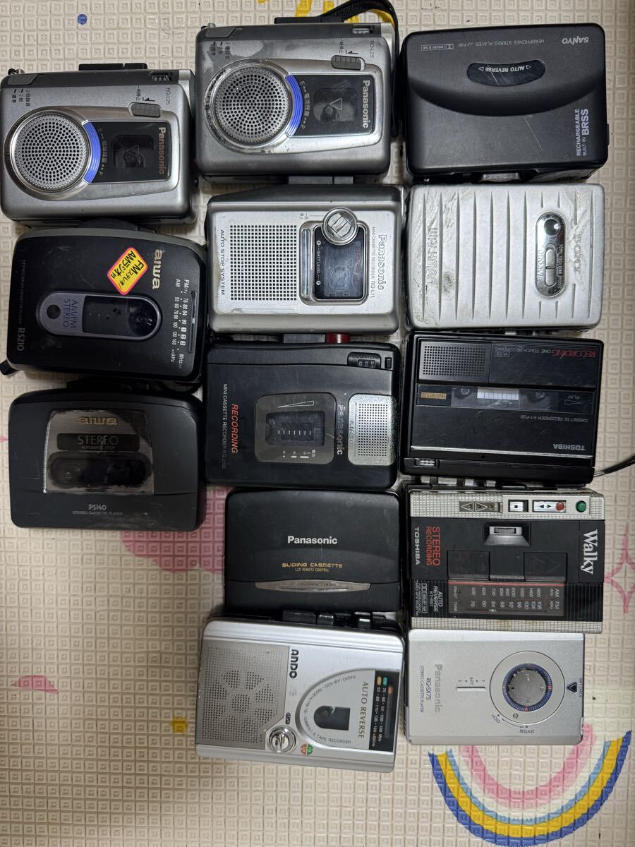 Panasonic SONY AIWA カセットプレーヤー SANYO Toshiba 