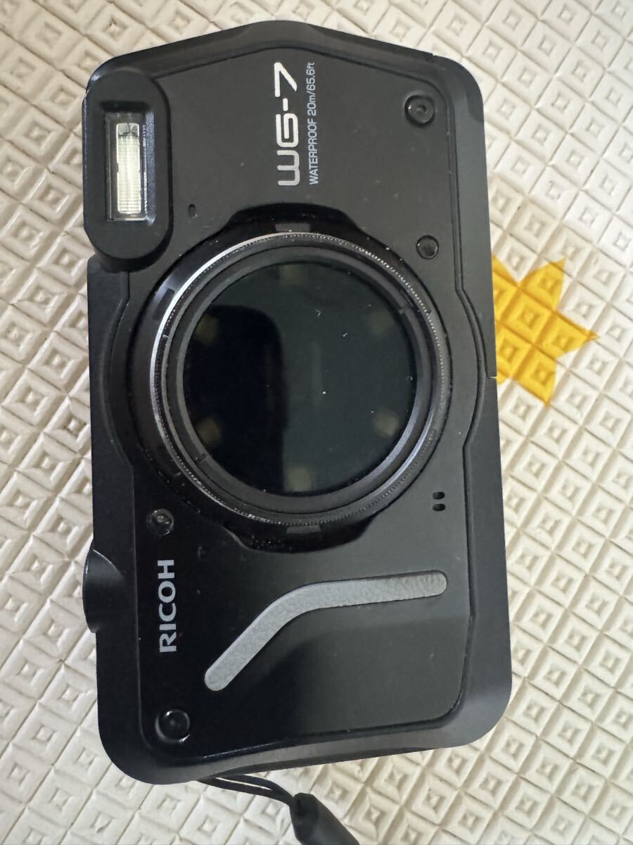 希少・動作品 RICOH リコー WG-7 ブラック コンパクトデジタルカメラ 防水 防塵 中古美品