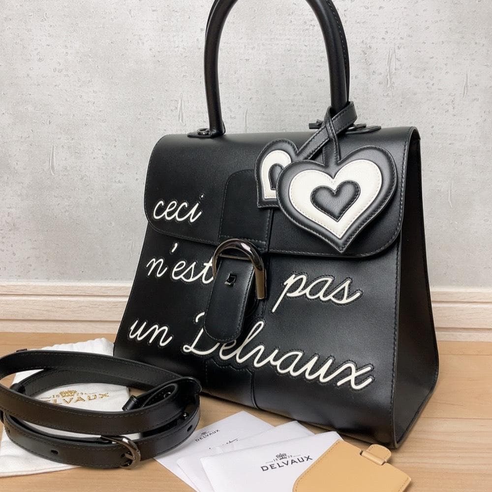 【定価150万円】DELVAUX デルヴォー ブリヨン ルーモア MM マグリット 2way ショルダーバッグ ハンドバッグ L'Humour MM 現行品 激レア