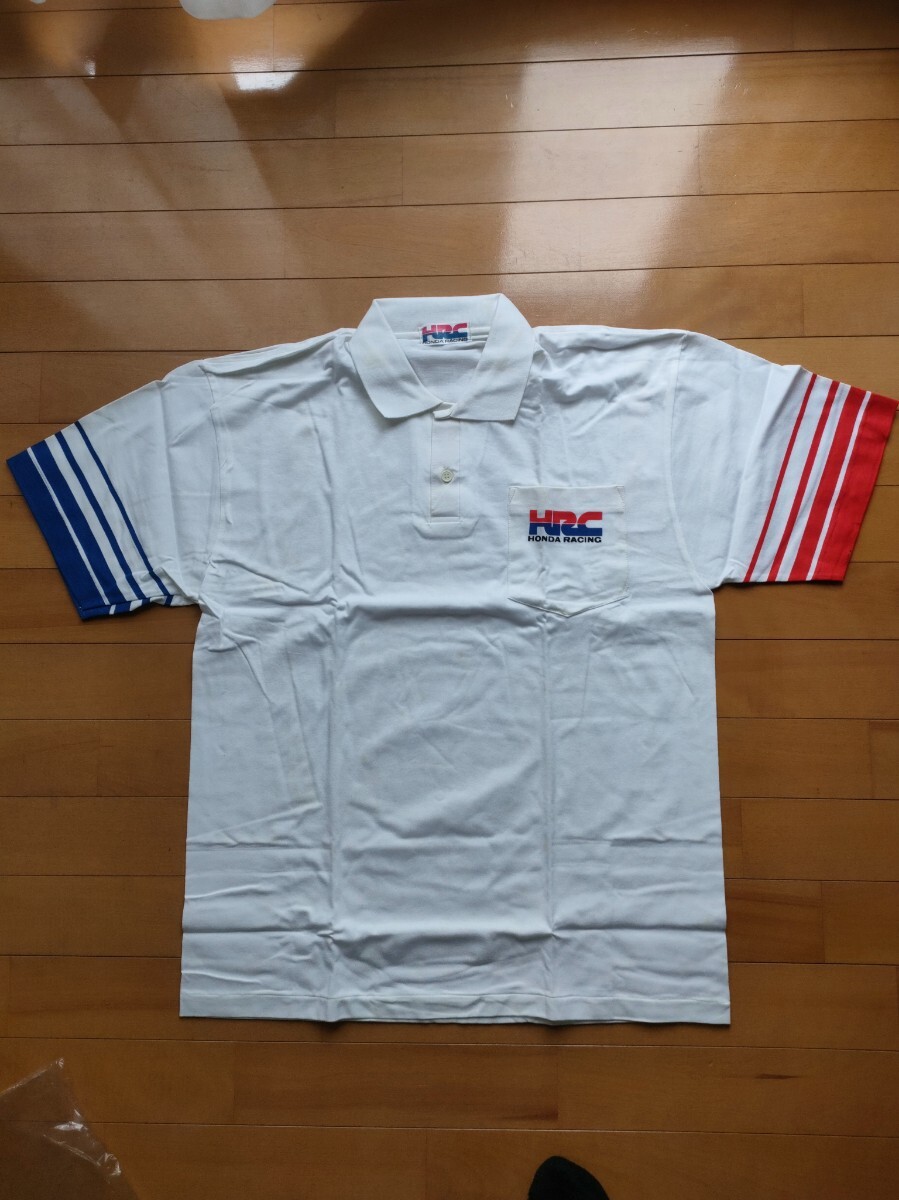 ★新品 デッドストック★ HRC ポロシャツ AJINOMOTO HONDA RACING 味の素 TERRAカラー NSR ホンダ