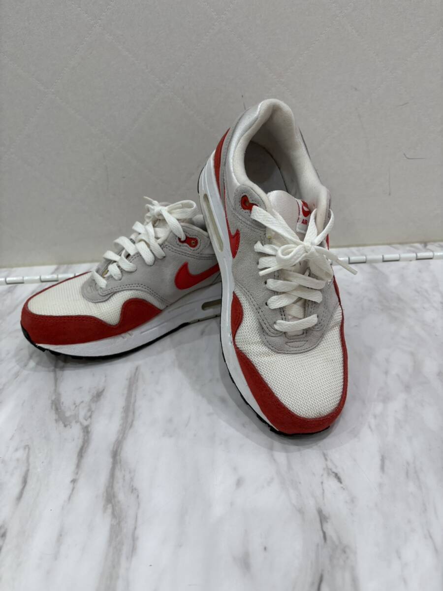 【SB11906】●NIKE ナイキ★AIR MAX　エアマックス　赤/白　555766-146★24.5㎝