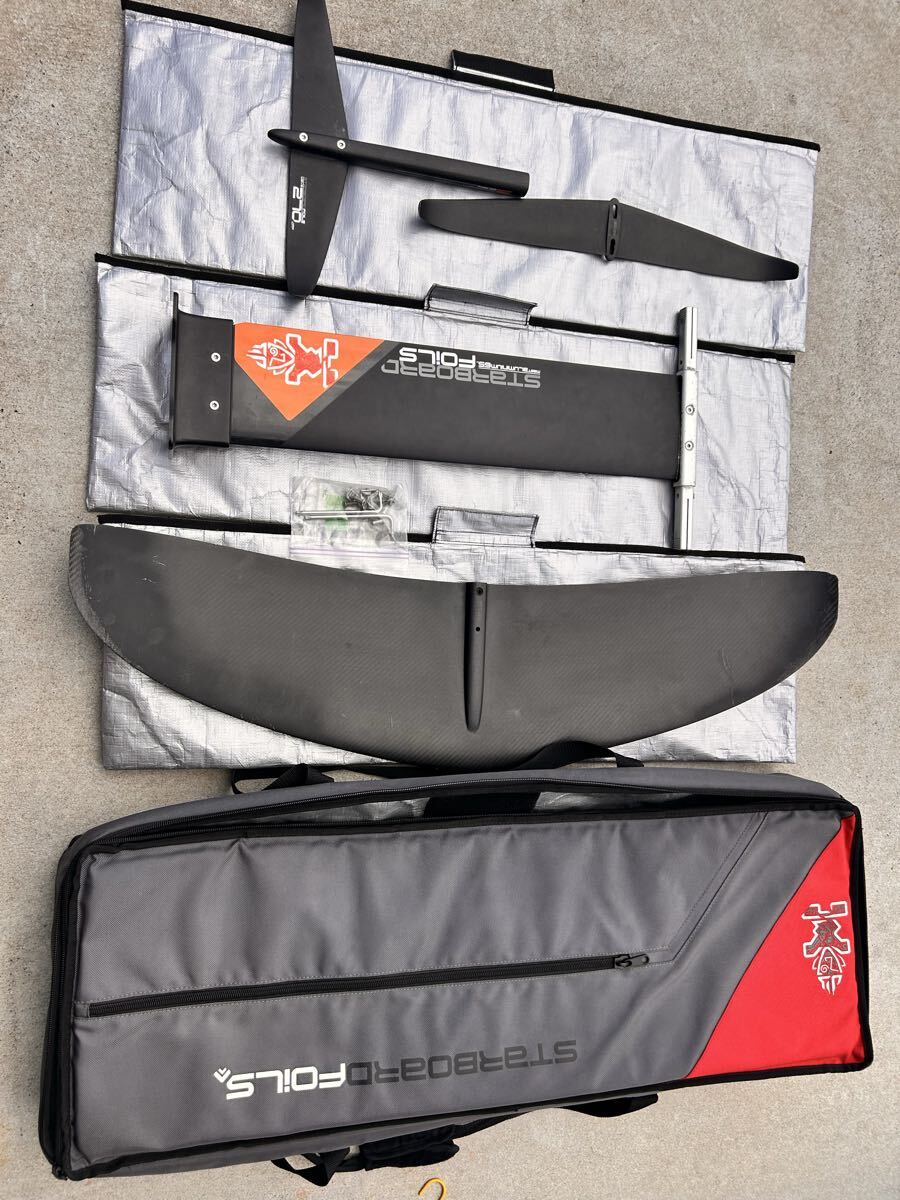 STARBOARD FOILS 2400 WAVE270 フォイルセット ケース付 ウイングフォイル SUPフォイル ソフトケース