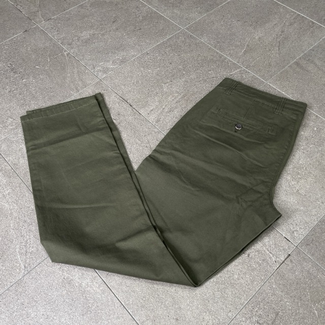 送料無料 新品 TAILORVINTAGE STRETCHTWILL メンズ用 長ズボン 30x30 カーキ チノパン テイラーヴィンテージ 衣類 1900/572/517350在★5