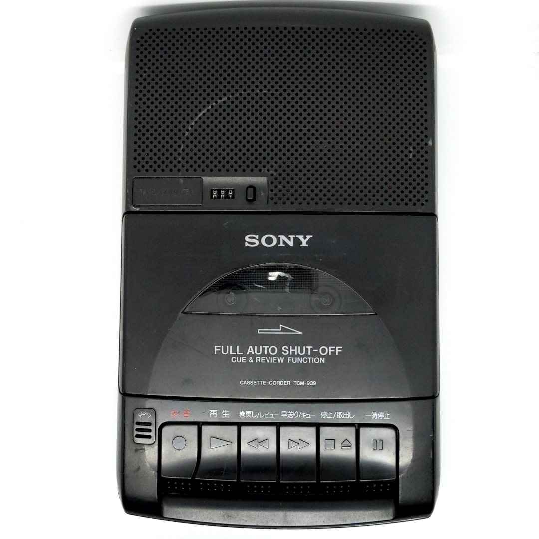 ★SONY TCM-939 カセットテーププレーヤー／レコーダー ソニー CASSETTE TAPE RECORDER