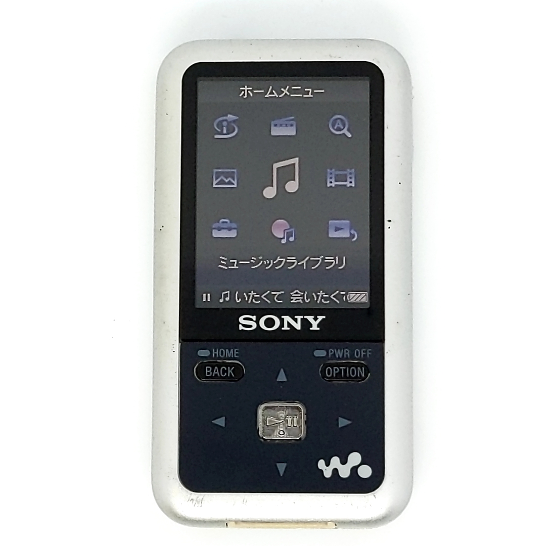 ★SONY ウォークマン NW-S615F 2GB シルバー ソニー デジタルMP3オーディオプレーヤー WALKMAN Digital Audio Player 0020