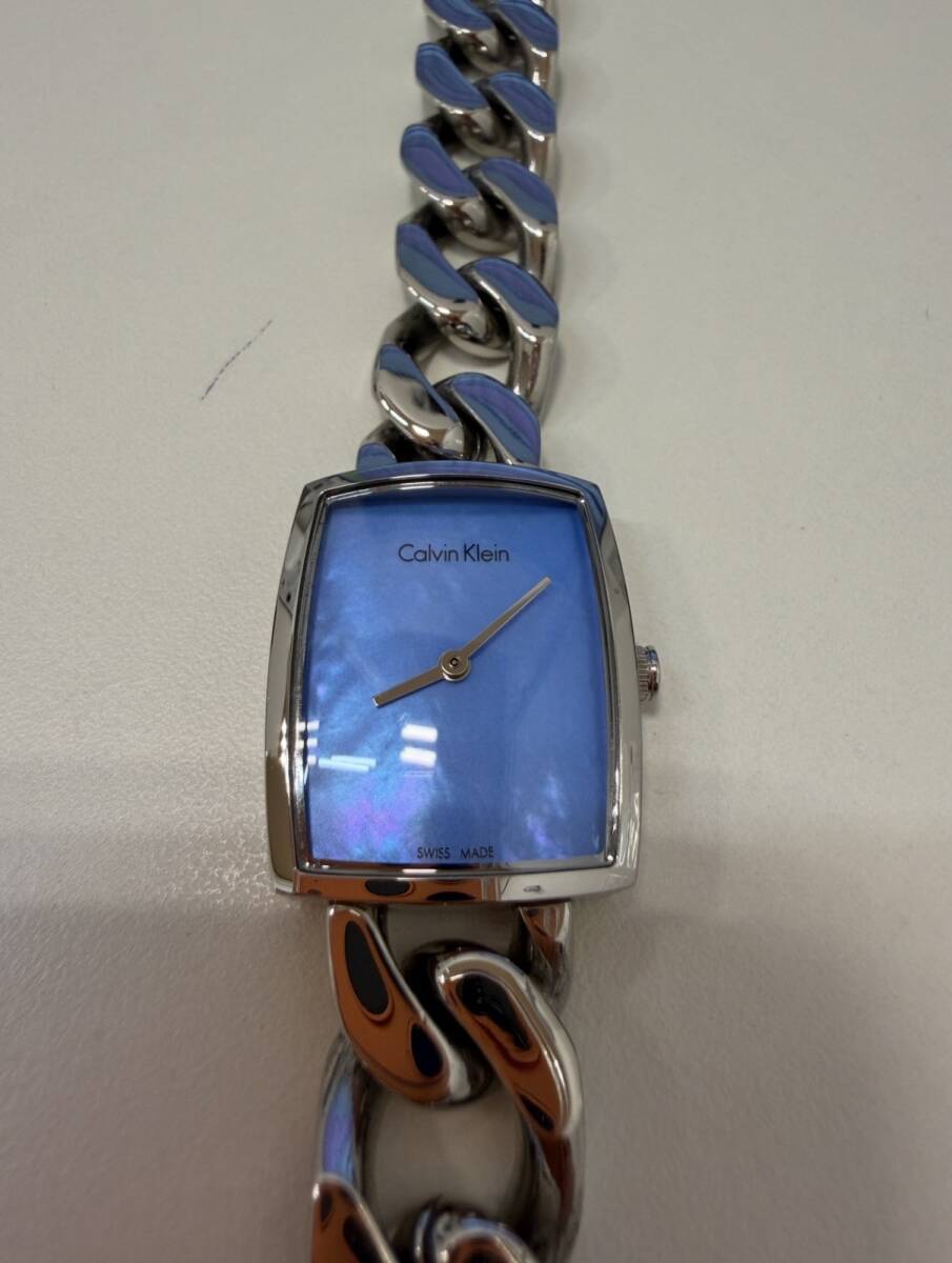1100★カルバンクライン Calvin Klein K5D2L1 不動 リューズ〇 箱なし 現状品 中古品