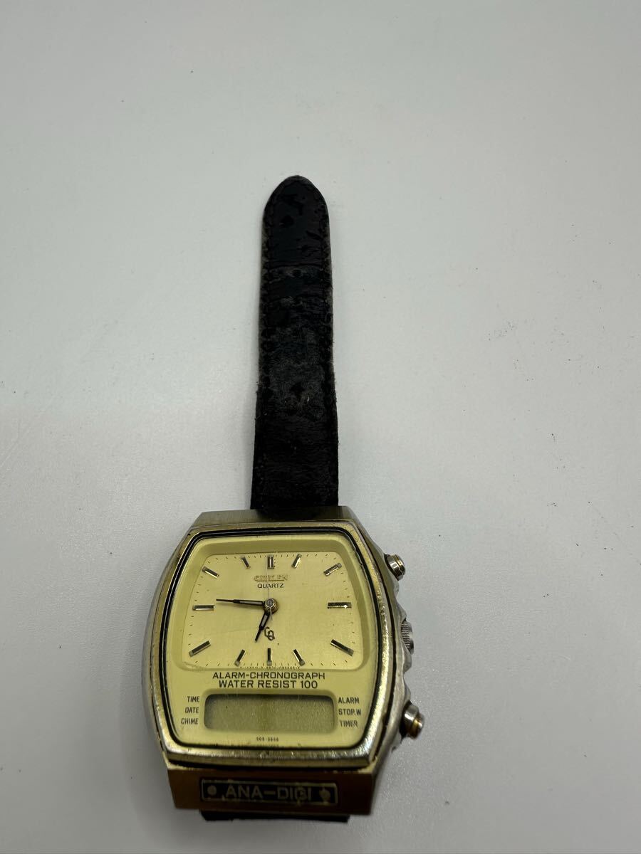 シチズン CITIZEN クォーツ アナデジ 腕時計 ANA-DIGI ジャンク品