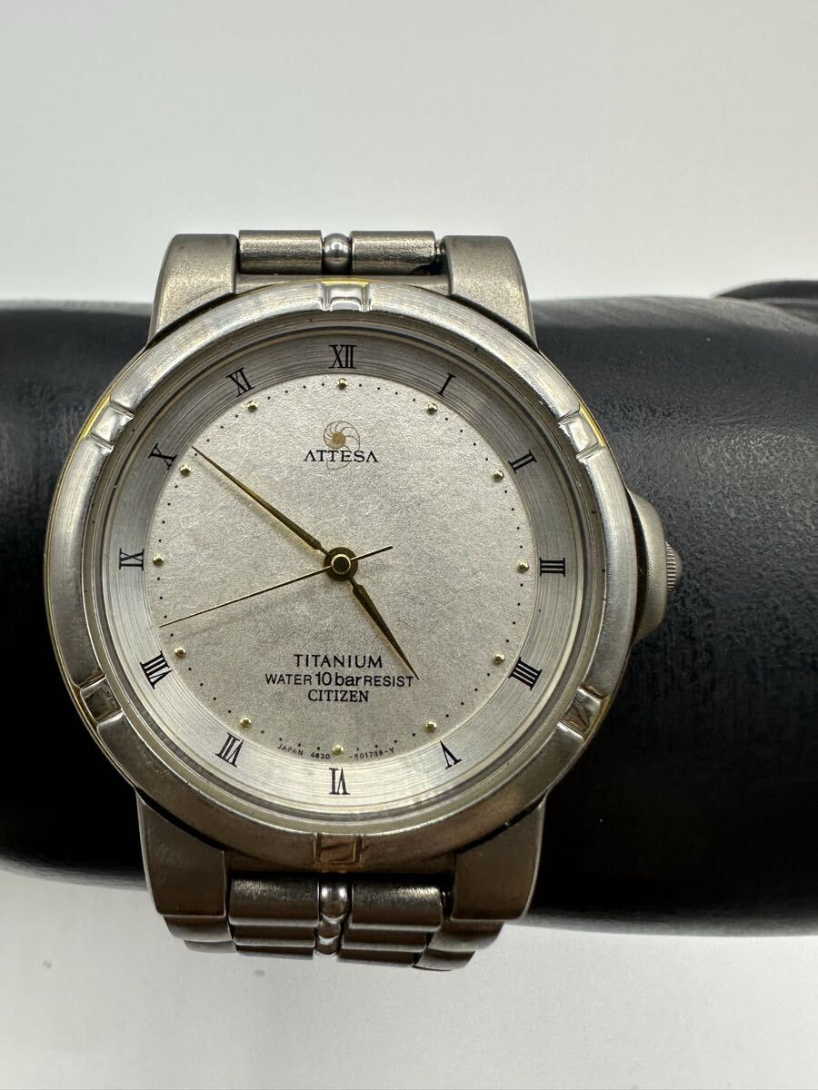 CITIZEN シチズン アテッサ メンズ クオーツ腕時計 4631-E66912