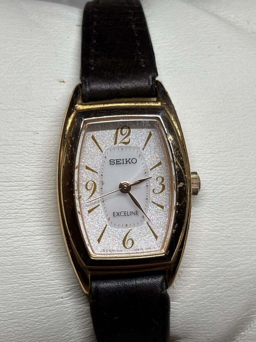 セイコー 腕時計 SEIKO エクセリーヌ EXCELINE レディース　稼動品