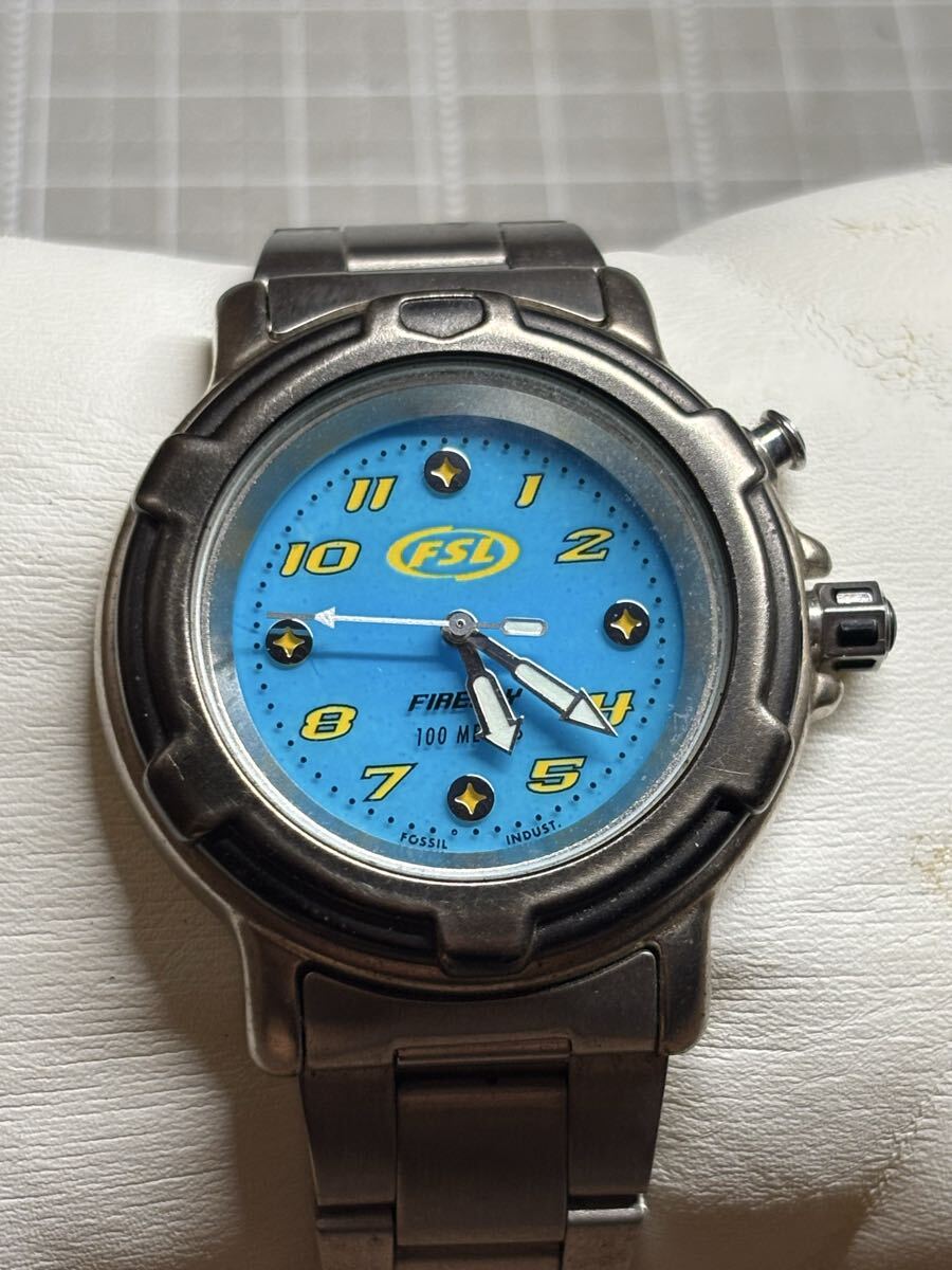 FOSSIL/フォッシル アナログ腕時計 FL-2780 稼動品