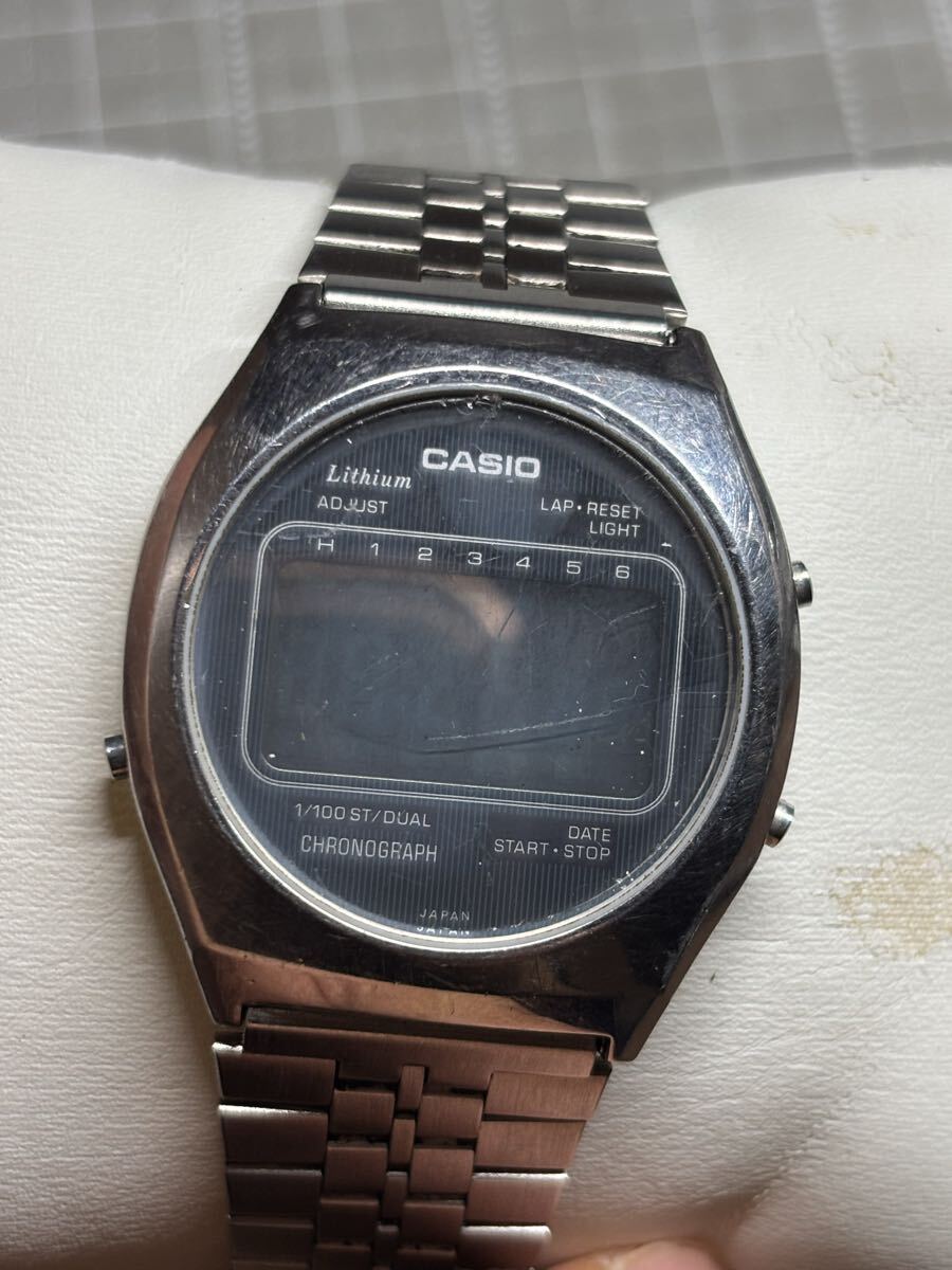 CASIO Lithium-Chrono 95QR-31 カシオ 腕時計 不動品