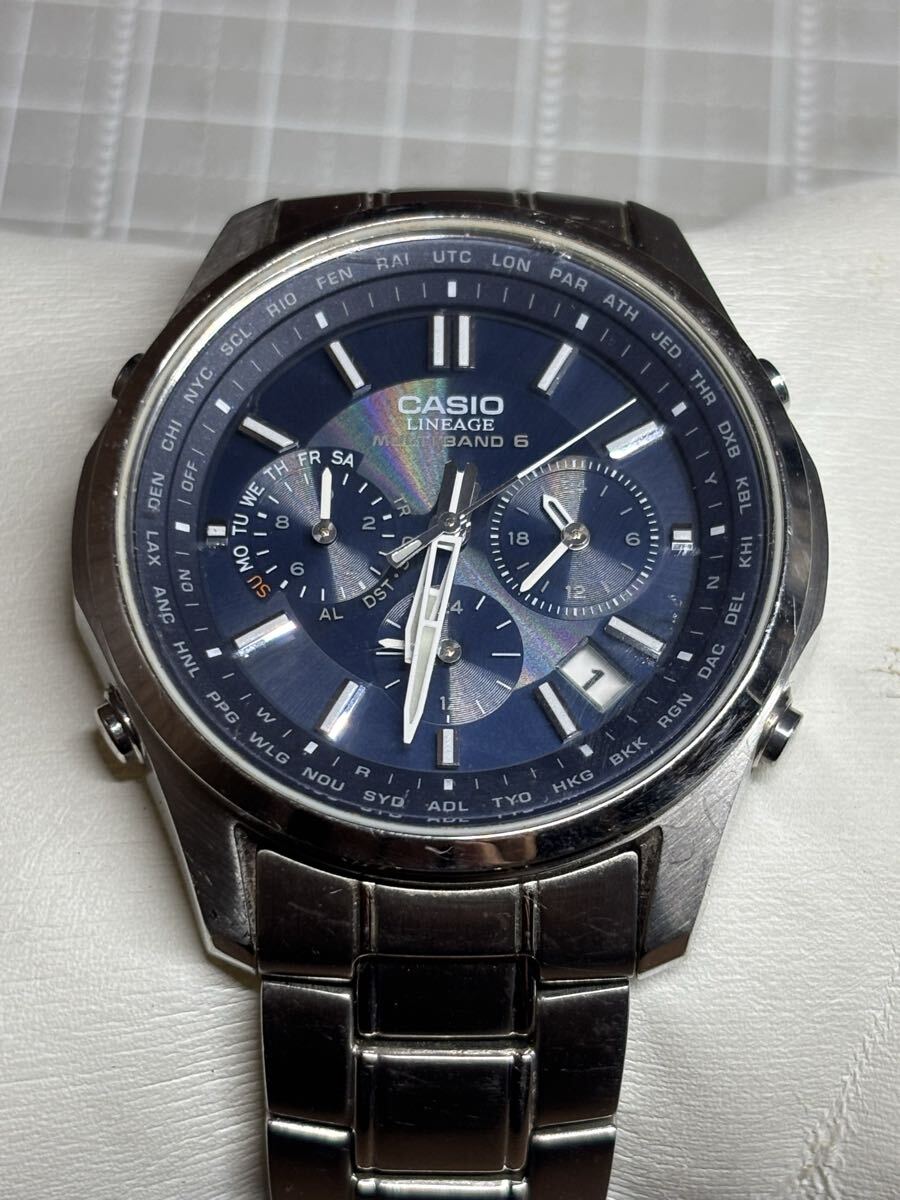 CASIO カシオ 電波ソーラー リニエージ LINEAGE 腕時計　LIW-M610 不動品