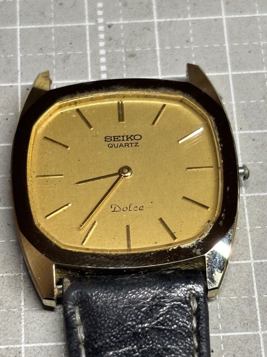 SEIKO セイコー 腕時計 ドルチェ ゴールド文字盤 Dolce DOLCE 稼動品