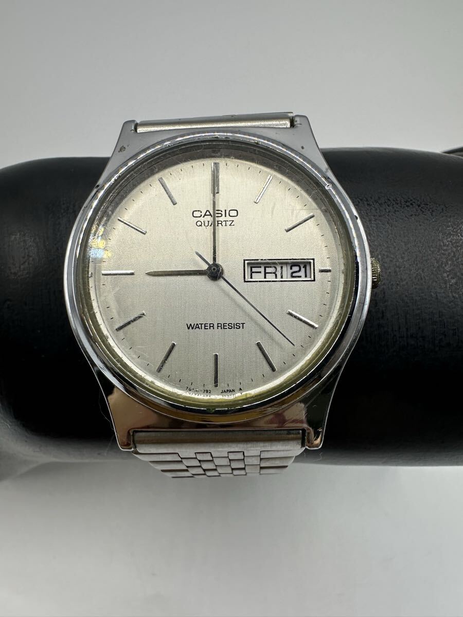 CASIO QUARTZ MQ-514 腕時計 カシオ 白文字盤