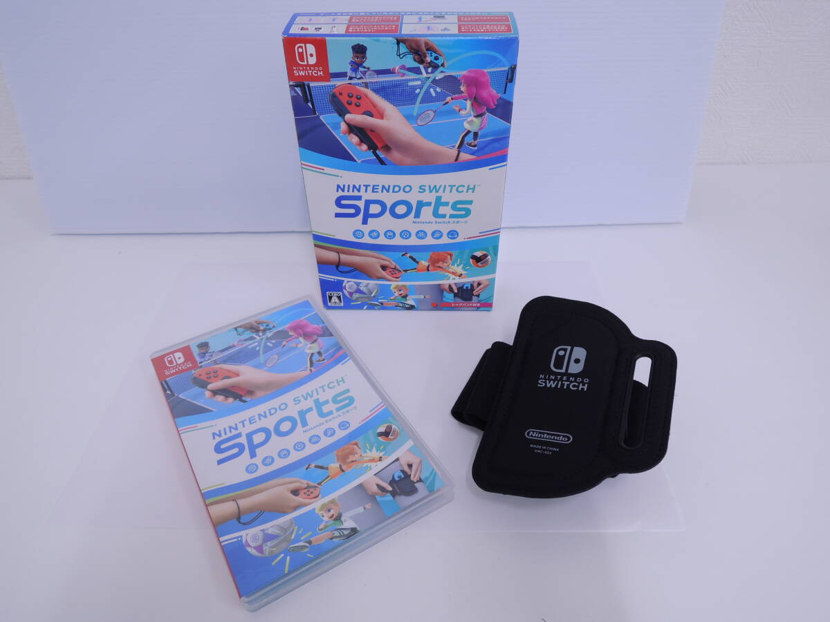  再出品 ゲーム祭 任天堂 スイッチ NINTENDO SWITCH SPORTS スポーツ レッグバンド付 スイッチスポーツ スイッチソフト 中古品 自宅保管品