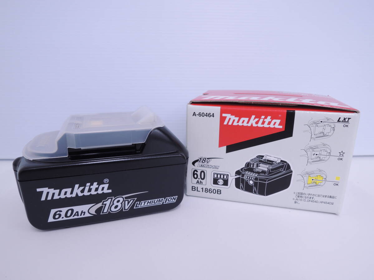 18519 工具祭 マキタ バッテリー BL1860B 18Vリチウムイオン 6.0AH 電動工具 DIY バッテリ makita 未使用 自宅保管品