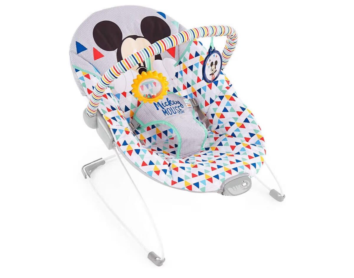 Disney baby ディズニーベビー Kids II Japan キッズツージャパン ミッキーマウス ハッピートライアングル バウンサー 0ヶ月〜 新品未開封