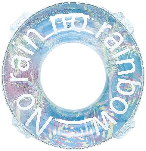 イガラシ 120cm浮き輪 レインボーパームツリーウキワ ロープ付き RLD-120R_PassionHAT