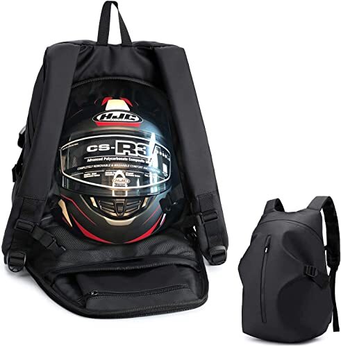 [ALECLOT] ヘルメット バッグ バイク用 リュック 大容量 防水 サック バックパック デイパック _PassionHAT