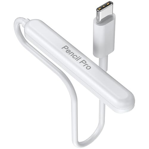 USBケーブル付き磁気ワイヤレス充電器 Apple Pencil Pro専用、便利な充電スタンド、PencilPro最新モデル用L