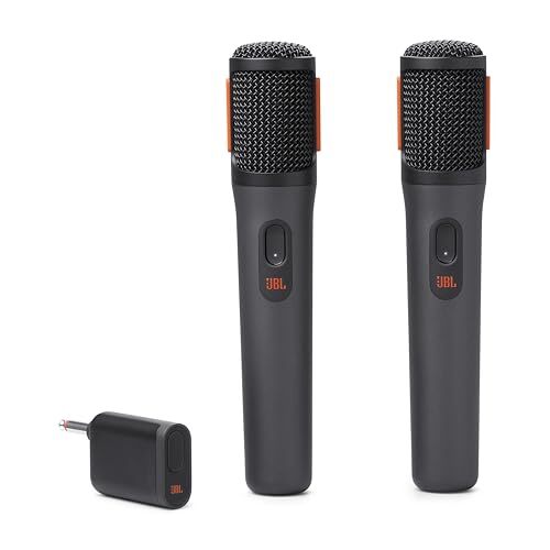 JBL PartyBox Wireless Mic 2本セット/2.4GHz 無線方式デジタル/単一指向性ダイナミックマイク/有効