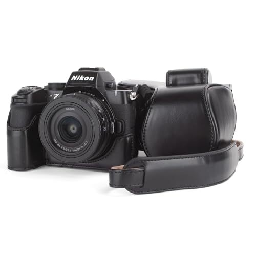 kinokoo z50ii ケース Nikon Z50 II PU レザーカメラケース DX 16-50mm レンズ対応全面保護カ