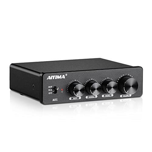 AIYIMA A01 2.0/2.1 チャンネルアンプ 100W*2 パワーアンプ RCA&AUX TPA3116D2*2+NE5