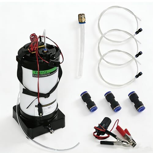 オイルチェンジャー 電動式 12V 6L大容量 オイル交換ポンプ オイルホース付き 空気入れ不要 簡単にオイ_PassionHAT