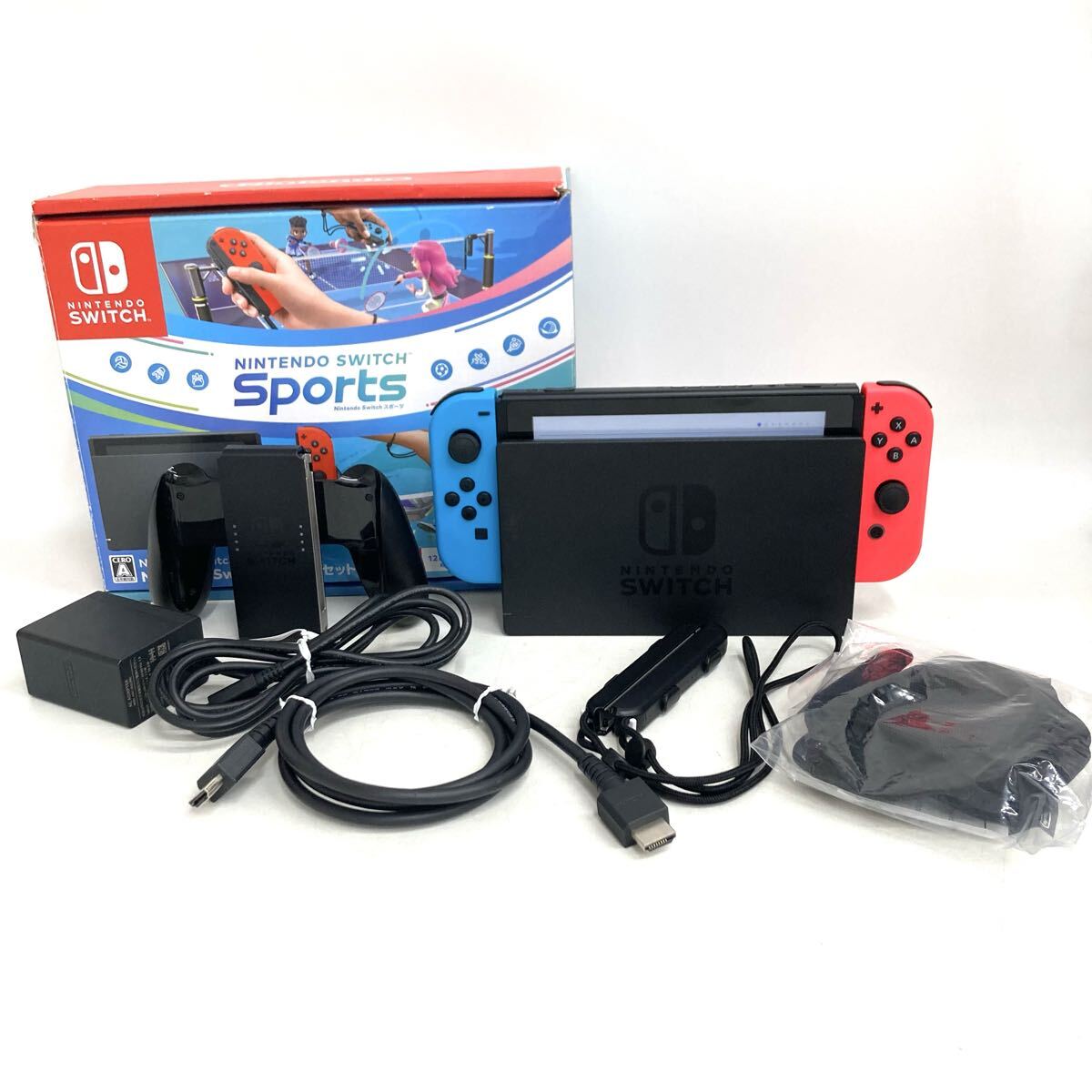 SH★ 1円スタート Nintendo switch Sports ニンテンドースイッチ 本体 HAC-001 ネオンブルー ネオンレッド 動作確認済み