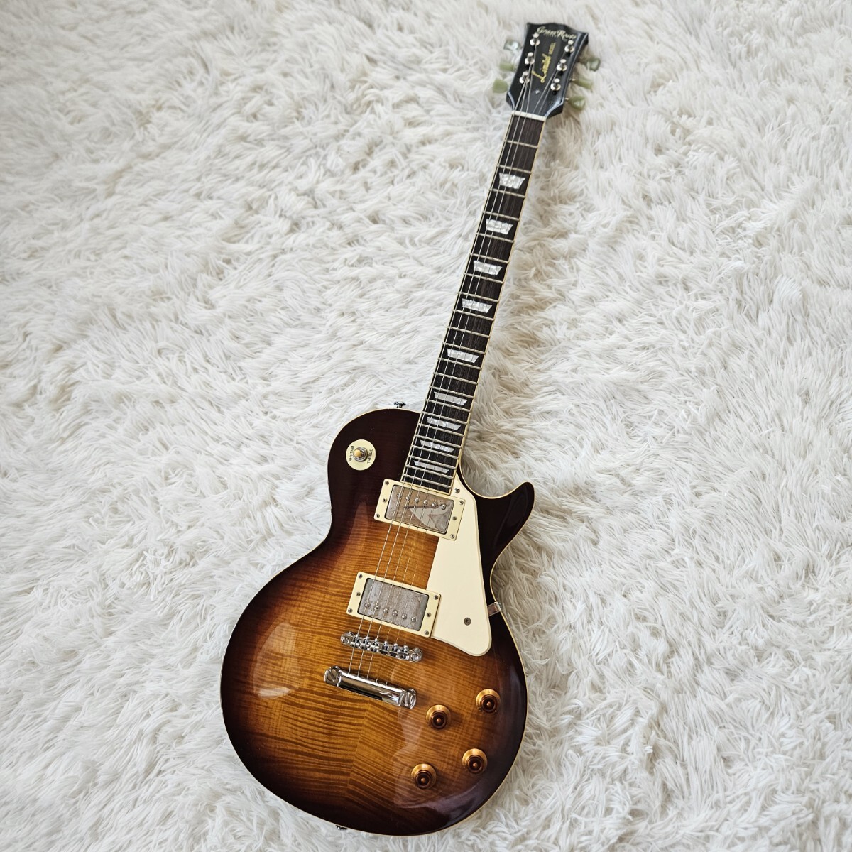 【※楽器店にて動作確認済み！※】GrassRoots グラスルーツ G-LP-50S Limited Model エレキギター レスポールタイプ サンバースト