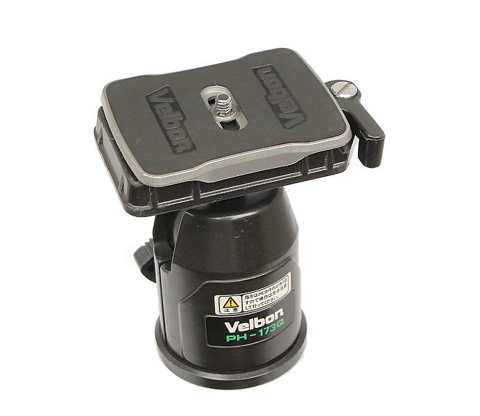 Velbon・ベルボン・ＰＨ－１７３Ｑ・大型自由雲台・良品・細ネジアダプター付
