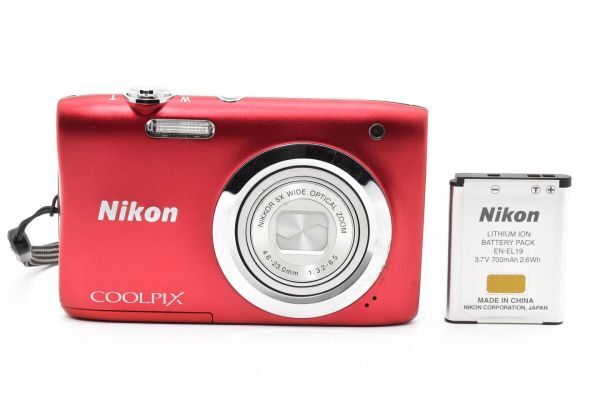 Nikon ニコン COOLPIX A100 クールピクス コンパクトデジタルカメラ #0591