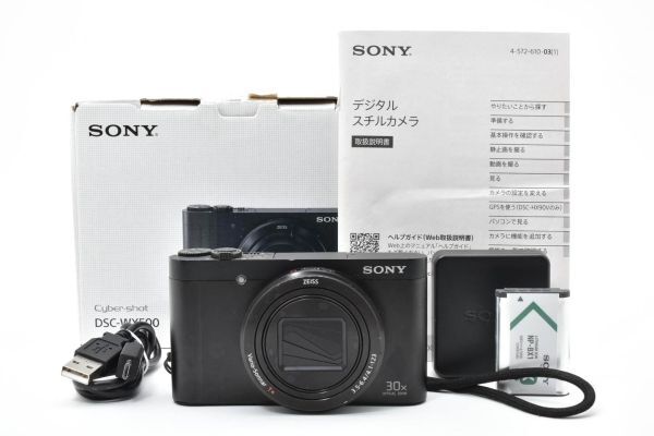 SONY ソニー Cyber-shot サイバーショット DSC-WX500 コンパクトデジタルカメラ 元箱付属 #0598