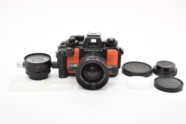 Nikon NIKONOS-V 水中カメラ UW-NIKKOR 20mm F2.8 / NIKKOR 35mm F2.5 ニコノス