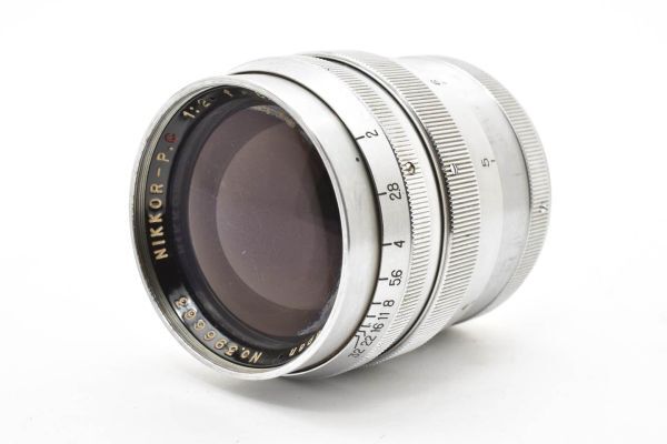 Nikon Nippn Kogaku Tokyo NIKKOR-P.C 8.5cm F2 単焦点 中望遠レンズ ライカ L39 L