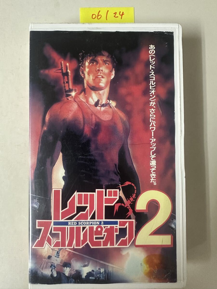 VHS レッド・スコルピオン2 字幕版 未DVD化 マット・マッコウム マイケル・アイアンサイド 洋画アクション 1994年 エスピーオー 当時物