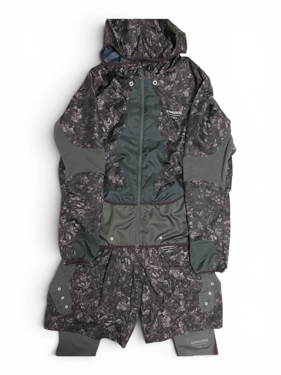 JONIO着 Lサイズ 新品未使用 GYAKUSOU 枯葉柄 セットアップ+インナーパンツ UNDERCOVER ジョニオ 高橋盾 アンダーカバー ギャクソウ
