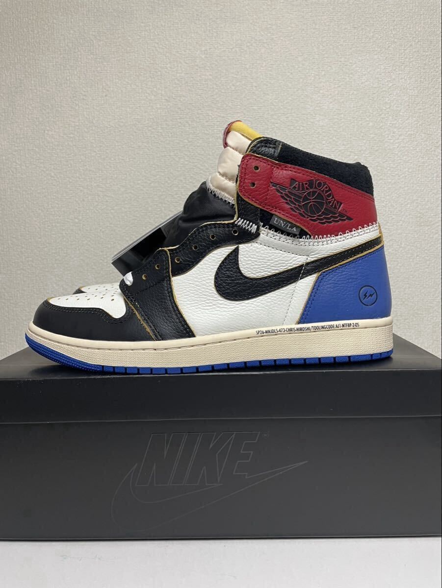NIKE AIR JORDAN 1 x UNION x fragment design 28cm US10 新品 ナイキ エアジョーダン1 ユニオン フラグメント デザイン